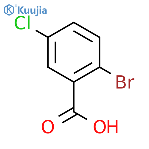 2-Bromo-5-chlorobenzoic acid structure
