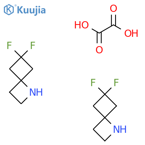 6,6-difluoro-1-azaspiro[3.3]heptane;hemi(oxalic acid) structure