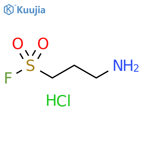 3-aminopropane-1-sulfonyl fluoride hydrochloride structure