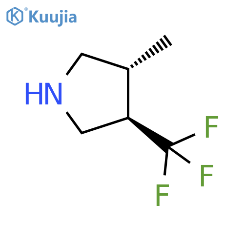 3-methyl-4-(trifluoromethyl)pyrrolidine structure