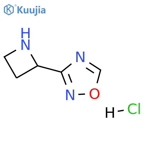 3-(azetidin-2-yl)-1,2,4-oxadiazole hydrochloride structure