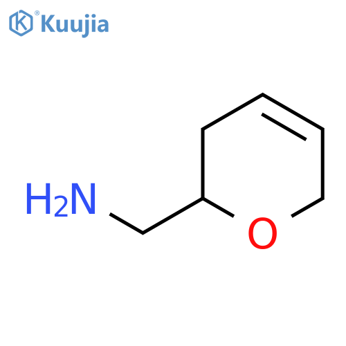 (3,6-dihydro-2H-pyran-2-yl)methanamine structure