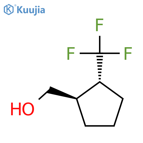 rac-(1R,2R)-2-(trifluoromethyl)cyclopentylmethanol structure