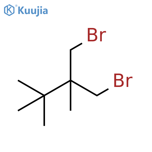 1-bromo-2-(bromomethyl)-2,3,3-trimethylbutane structure