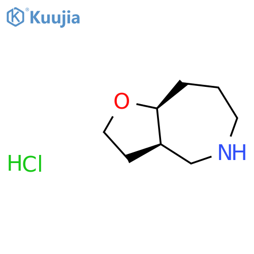 rac-(3aR,8aS)-octahydro-2H-furo3,2-cazepine hydrochloride structure