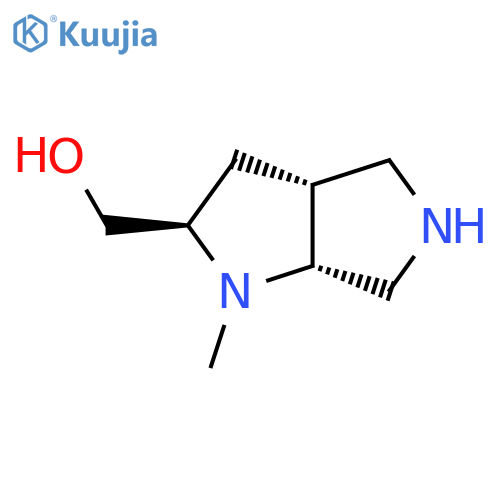 rac-(2R,3aR,6aR)-1-methyl-octahydropyrrolo2,3-cpyrrol-2-ylmethanol structure