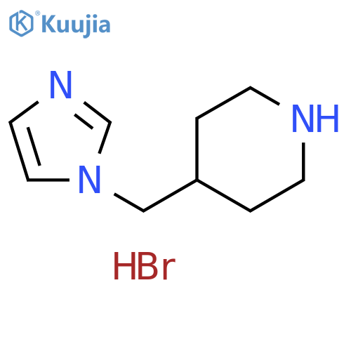 4-(1H-imidazol-1-yl)methylpiperidine dihydrobromide structure