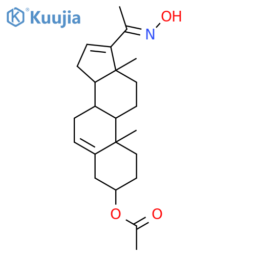 Pregnenolone-16-ene Acetate Oxime structure