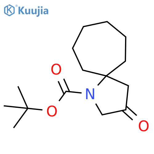 tert-butyl 3-oxo-1-azaspiro4.6undecane-1-carboxylate structure