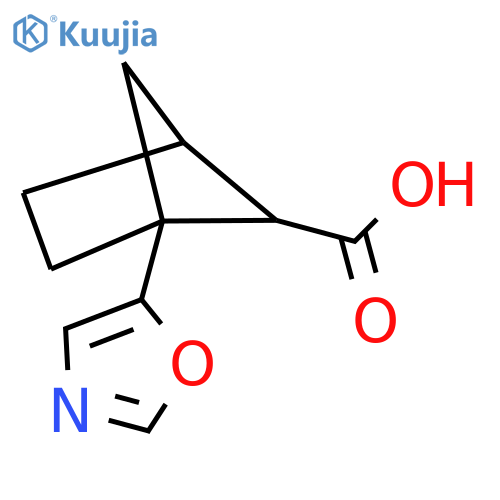 1-(1,3-oxazol-5-yl)bicyclo2.1.1hexane-5-carboxylic acid structure