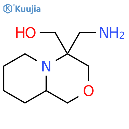 4-(aminomethyl)-octahydropyrido2,1-cmorpholin-4-ylmethanol structure