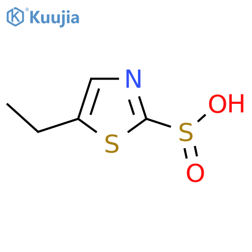 5-Ethylthiazole-2-sulfinicacid structure