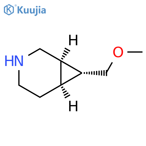 rac-(1R,6S,7R)-7-(methoxymethyl)-3-azabicyclo4.1.0heptane structure