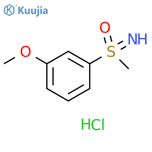 imino(3-methoxyphenyl)methyl-lambda6-sulfanone hydrochloride structure