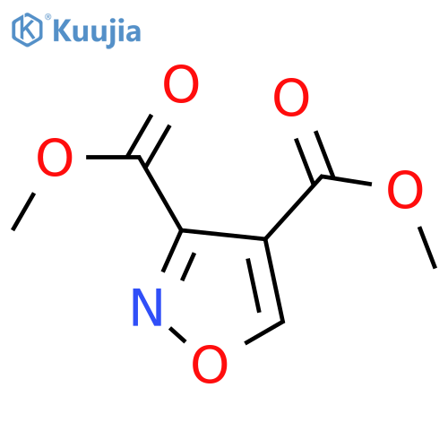 3,4-dimethyl 1,2-oxazole-3,4-dicarboxylate structure