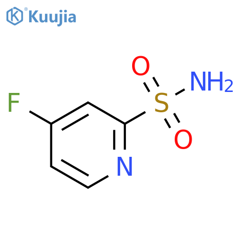 4-fluoropyridine-2-sulfonamide structure