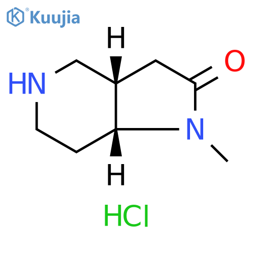 rac-(3aR,7aS)-1-methyl-octahydro-1H-pyrrolo3,2-cpyridin-2-one hydrochloride, cis structure
