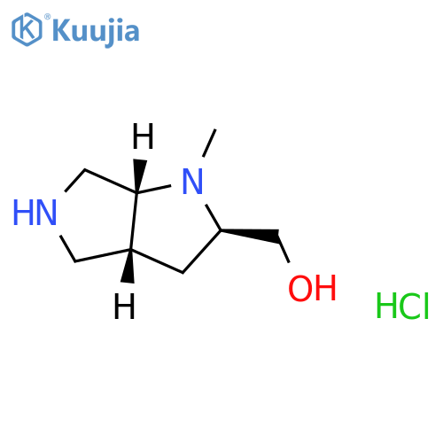 rac-(2R,3aR,6aR)-1-methyl-octahydropyrrolo2,3-cpyrrol-2-ylmethanol hydrochloride structure