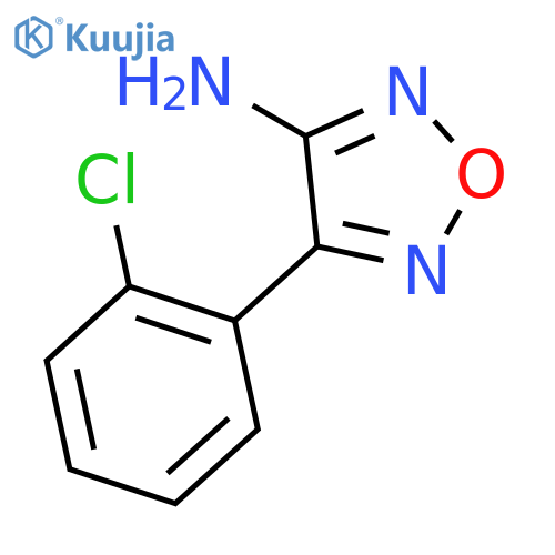 1,2,5-Oxadiazol-3-amine, 4-(2-chlorophenyl)- structure