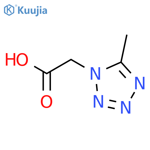 (5-Methyl-1H-tetrazol-1-yl)acetic acid structure