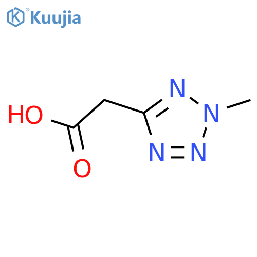 2-(2-methyl-2H-1,2,3,4-tetrazol-5-yl)acetic acid structure