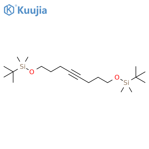 4,13-Dioxa-3,14-disilahexadec-8-yne, 2,2,3,3,14,14,15,15-octamethyl- structure