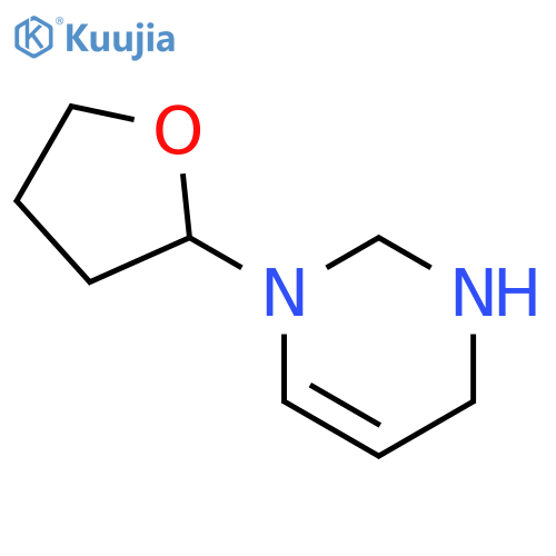 Pyrimidine, 1,2,3,4-tetrahydro-1-(tetrahydro-2-furanyl)- structure