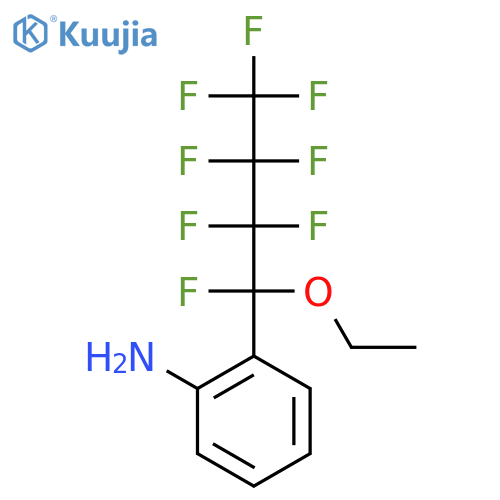 2-(1-Ethoxy-1,2,2,3,3,4,4,4-octafluorobutyl)aniline structure