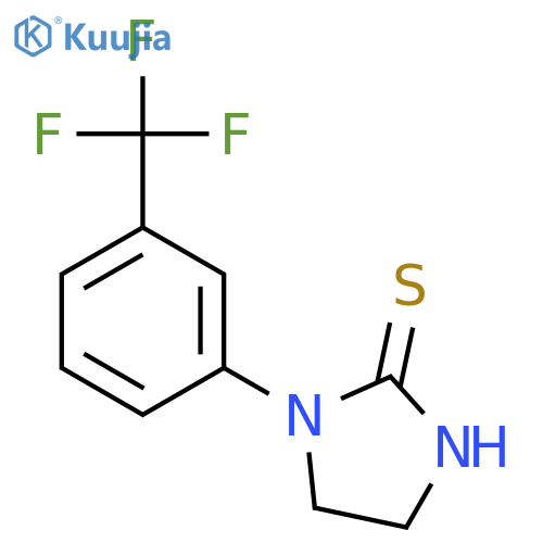 1-[3-(Trifluoromethyl)phenyl]imidazolidine-2-thione structure