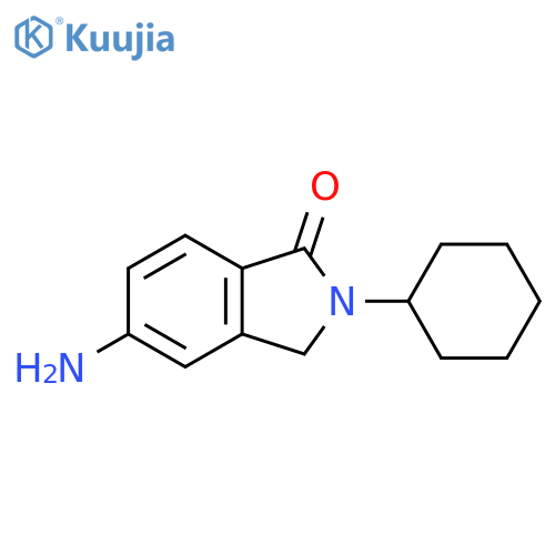 5-Amino-2-cyclohexyl-2,3-dihydro-1h-isoindol-1-one structure
