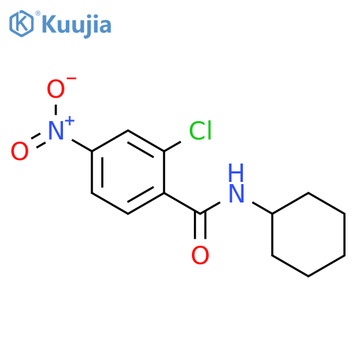 2-Chloro-N-cyclohexyl-4-nitrobenzamide structure
