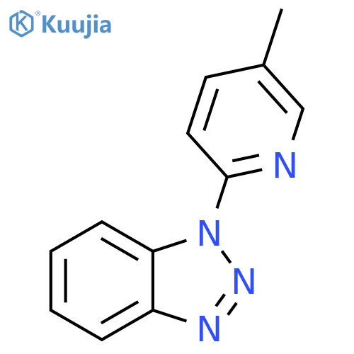 1-(5-Methyl-2-pyridinyl)-1H-benzotriazole structure
