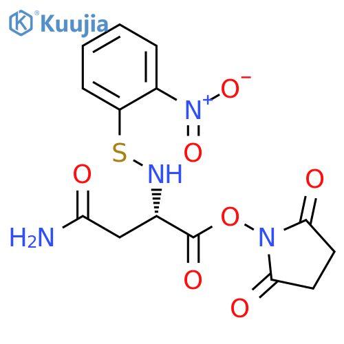 Butanamide, 4-[(2,5-dioxo-1-pyrrolidinyl)oxy]-3-[[(2-nitrophenyl)thio]amino]-4-oxo-, (S)- (9CI) structure