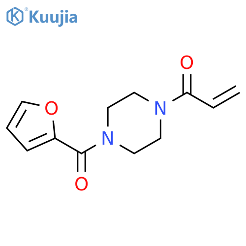 1-[4-(2-Furanylcarbonyl)-1-piperazinyl]-2-propen-1-one structure
