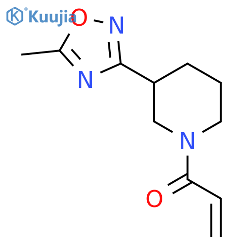 1-[3-(5-Methyl-1,2,4-oxadiazol-3-yl)piperidin-1-yl]prop-2-en-1-one structure