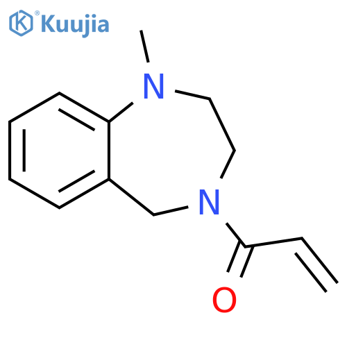 1-(1,2,3,5-Tetrahydro-1-methyl-4H-1,4-benzodiazepin-4-yl)-2-propen-1-one structure