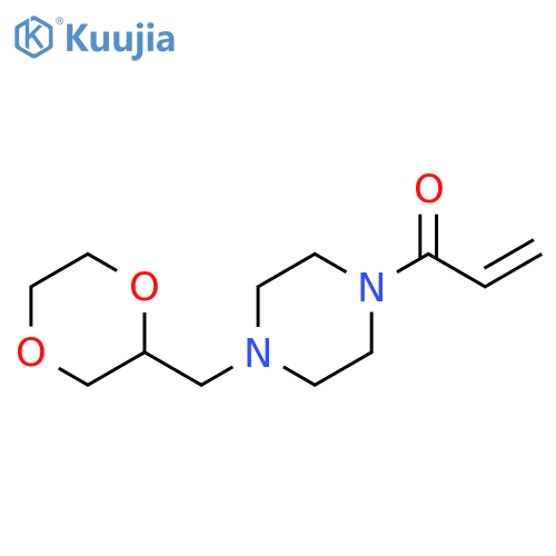 1-[4-(1,4-Dioxan-2-ylmethyl)-1-piperazinyl]-2-propen-1-one structure