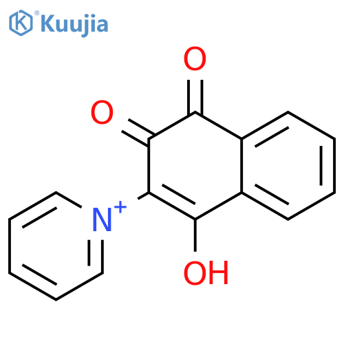Pyridinium,1-(1,4-dihydro-3-hydroxy-1,4-dioxo-2-naphthalenyl)-, inner salt structure