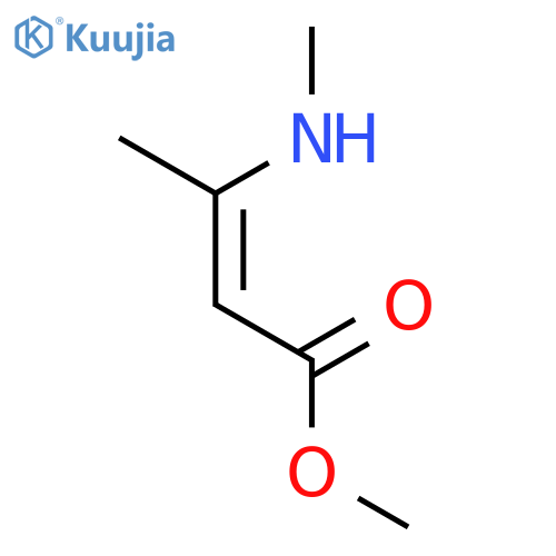 methyl (E)-3-(methylamino)but-2-enoate structure
