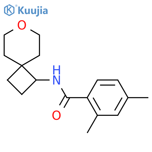 2,4-dimethyl-N-{7-oxaspiro[3.5]nonan-1-yl}benzamide structure