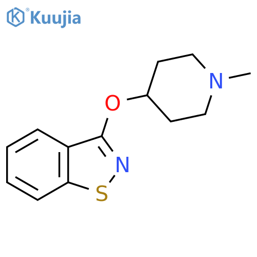 3-[(1-methylpiperidin-4-yl)oxy]-1,2-benzothiazole structure