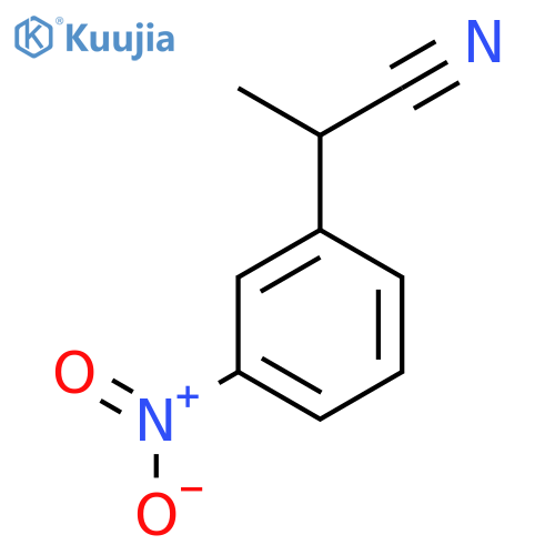 2-(3-Nitrophenyl)propanenitrile structure