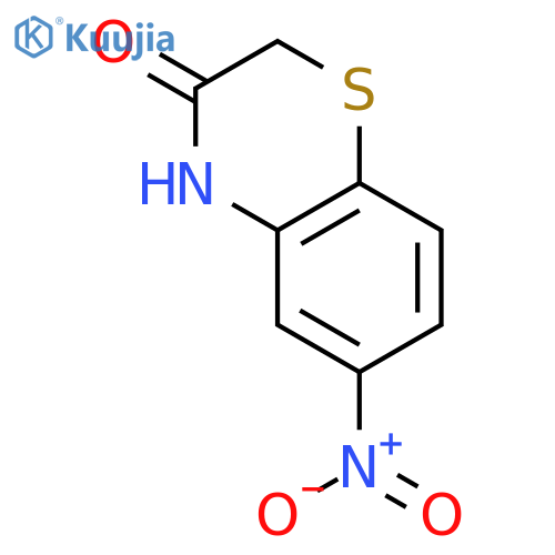 2H-1,4-Benzothiazin-3(4H)-one,6-nitro- structure
