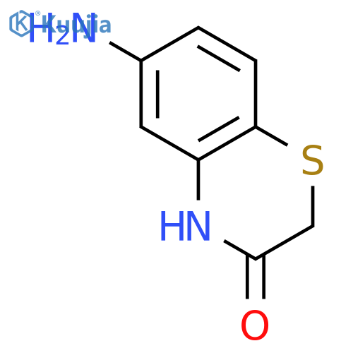 6-amino-3,4-dihydro-2H-1,4-benzothiazin-3-one structure