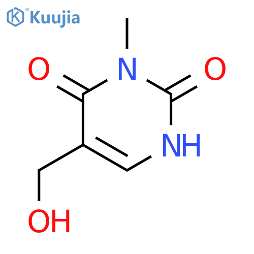 5-(HYDROXYMETHYL)-3-METHYL-1,2,3,4-TETRAHYDROPYRIMIDINE-2,4-DIONE structure