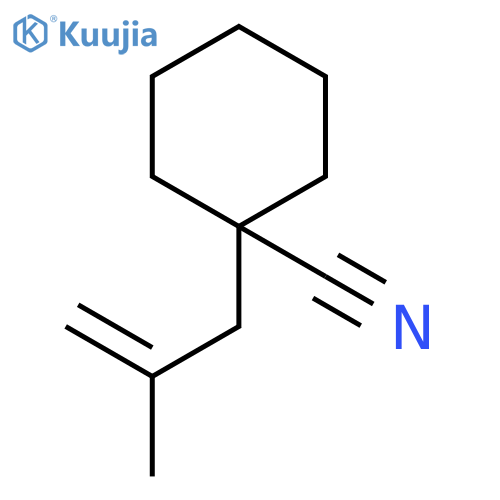 Cyclohexanecarbonitrile, 1-(2-methyl-2-propenyl)- structure