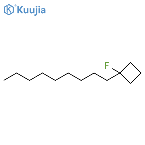 Cyclobutane, 1-fluoro-1-nonyl- structure
