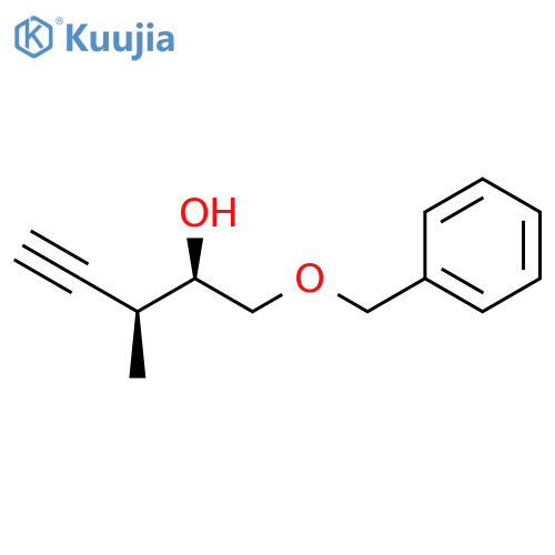 4-Pentyn-2-ol, 3-methyl-1-(phenylmethoxy)-, (2R,3S)- structure