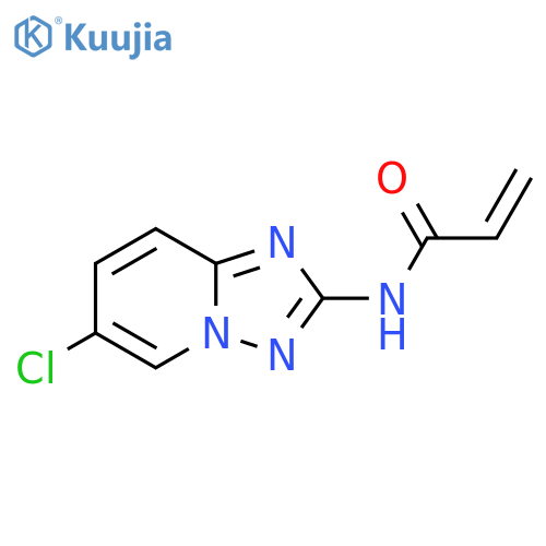 N-(6-Chloro[1,2,4]triazolo[1,5-a]pyridin-2-yl)-2-propenamide structure