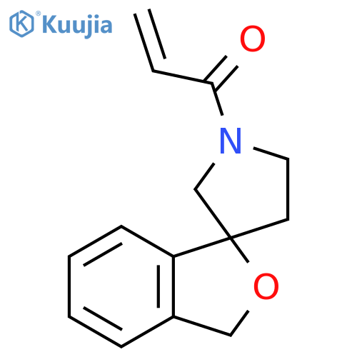 1-(spiro[Isobenzofuran-1(3H),3′-pyrrolidin]-1′-yl)-2-propen-1-one structure